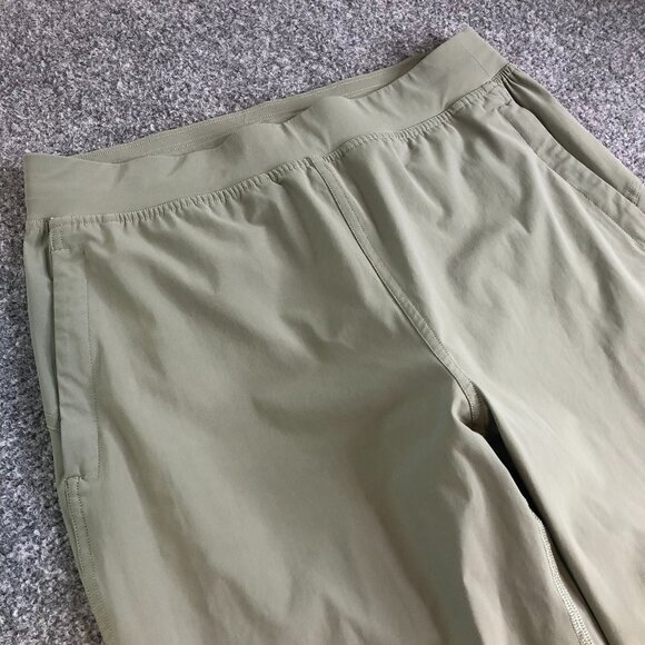 Lululemon Adapted State Joggers Womens 6 Green Tapered Zip Pockets Althetic Run - Picture 1 of 13